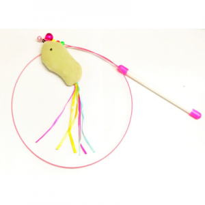 cat fishing rod toy